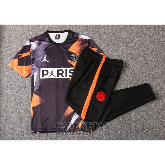 Chandal del Paris Saint-Germain Jordan Manga Corta 2019-2020 Negro